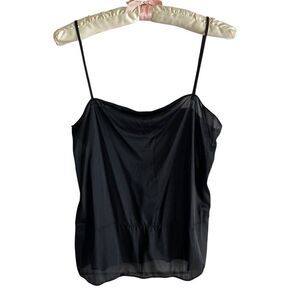 Vintage Bari Camisole Top Women's Size Medium Black
